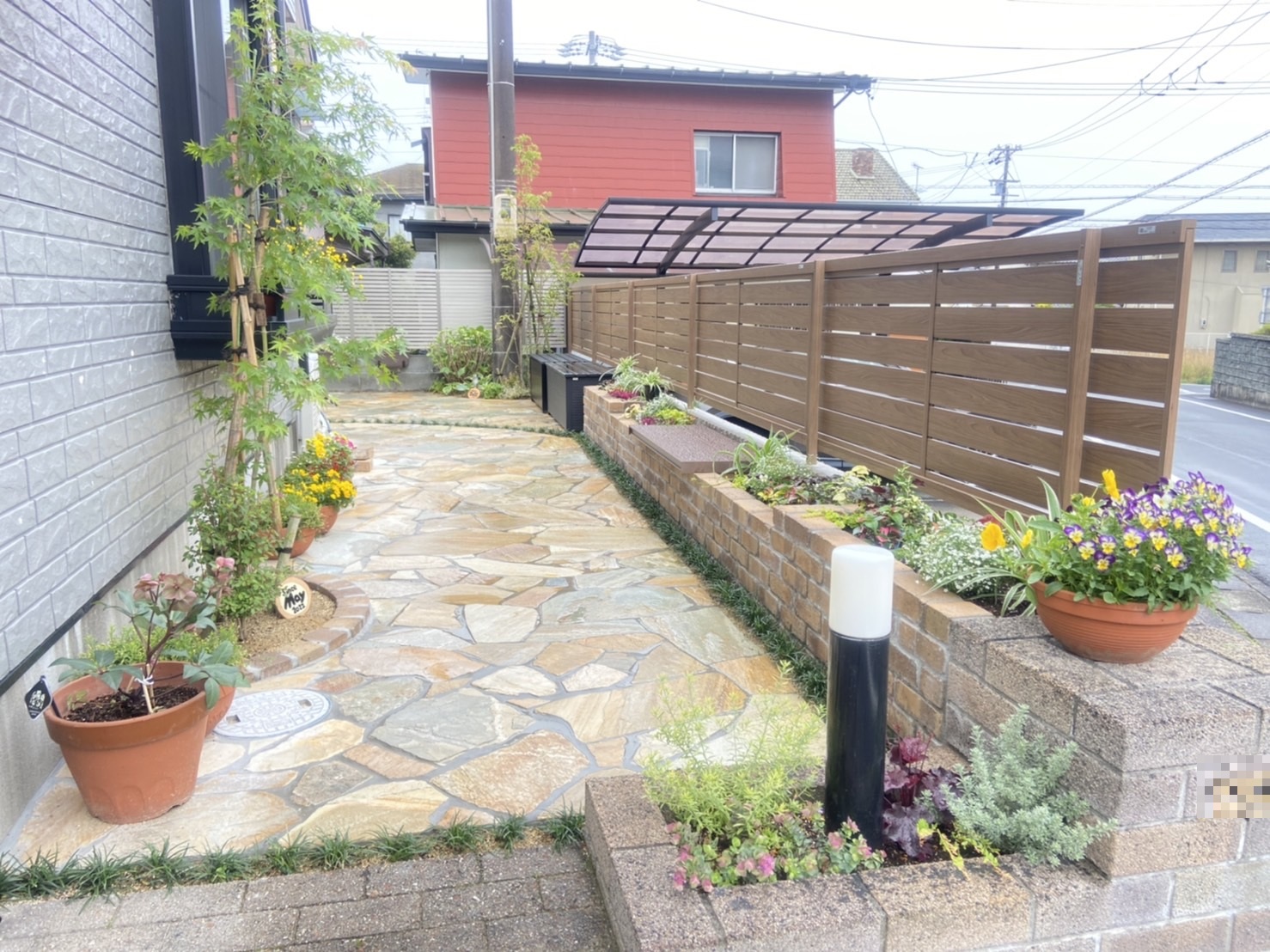 ガーデニングを楽しむ庭